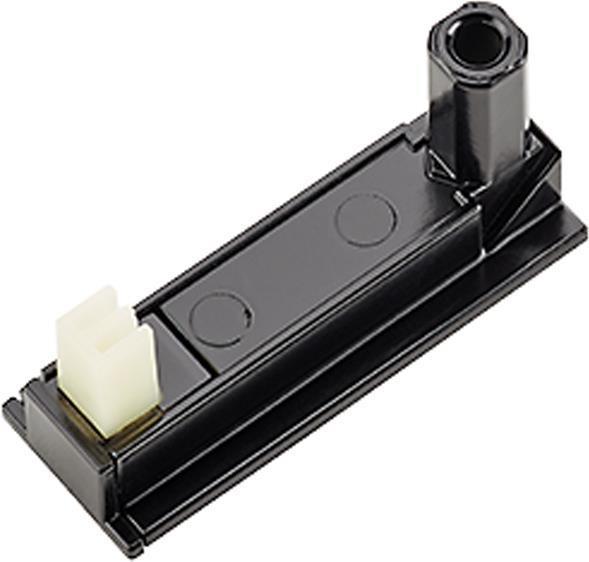 Actual product image Bachmann DESK2 Adhesive base RAL9005 Black 2 pcs.