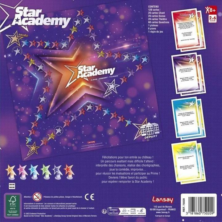 Image du produit Lansay Jeu Star Academy (Français)