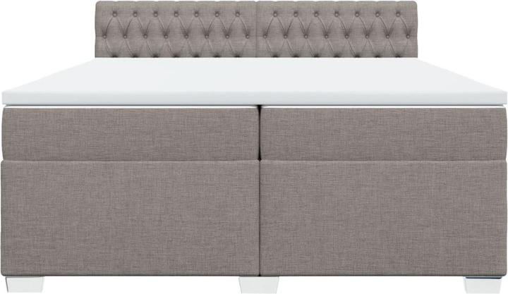 Produktbild VidaXL Bo x springbett mit Matratze 200 x 200 cm Stoff (200 x 200 cm)