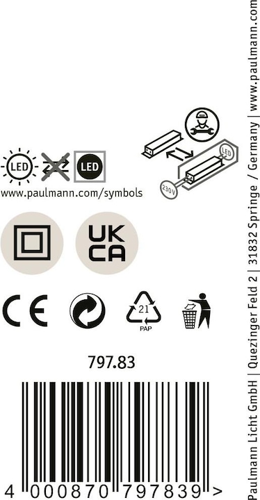 Image du produit Paulmann Luminaires Puric Pane (400 lm)
