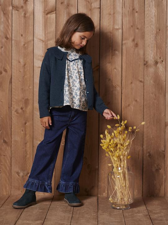 Produktbild Vertbaudet Mädchen Strickjacke mit Kragen aus Musterstrick (92)