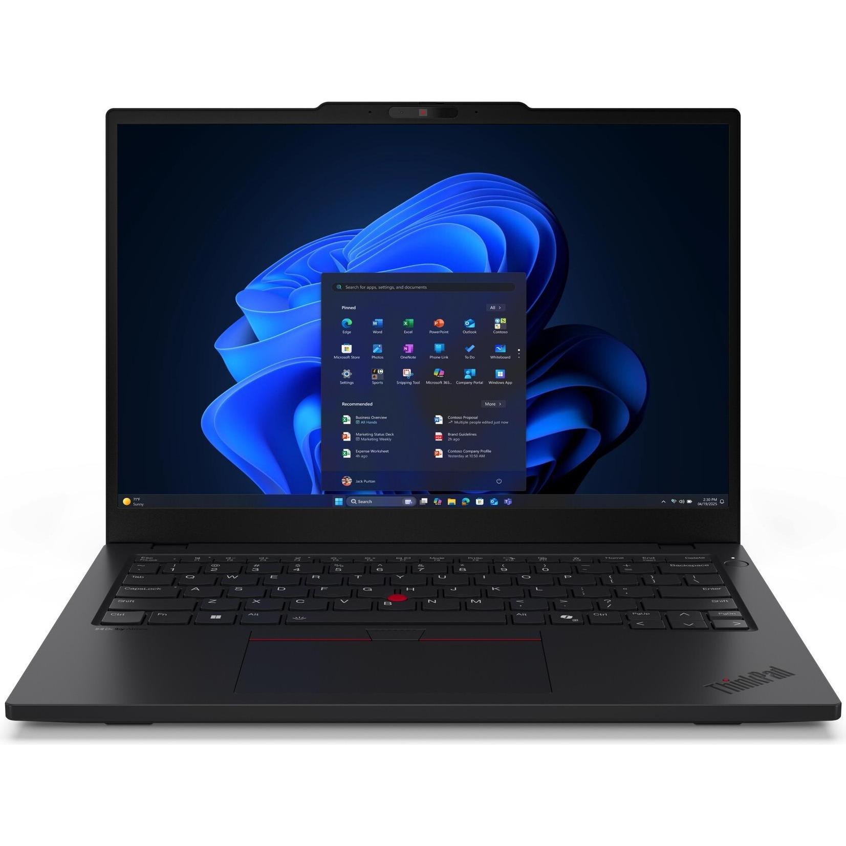 Lenovo ThinkPad L13 Gen 6 (13.30", 512 GB, 16 GB, DE, Intel Core Ultra 5 225U), Notebook, Schwarz
