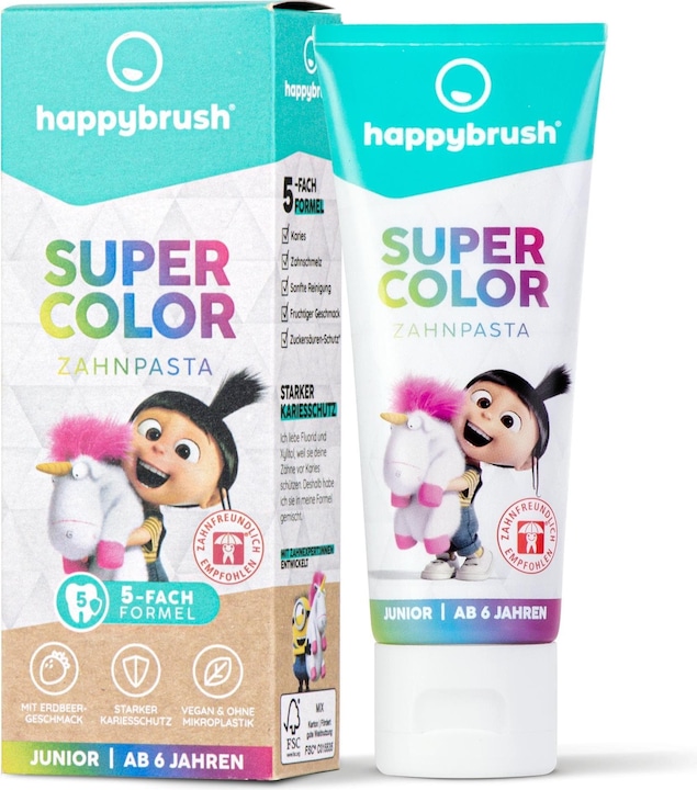 Produktbild happybrush Zahnpasta SuperColor, 75 ml (75 ml)