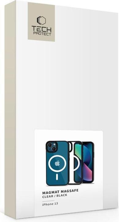 Image du produit Tech Technologija apsaugotas DĖKLAS technologija apsaugotas Magmat MagSafe Apple iPhone 13 skaidrus/juoda (Apple iPhone 13)