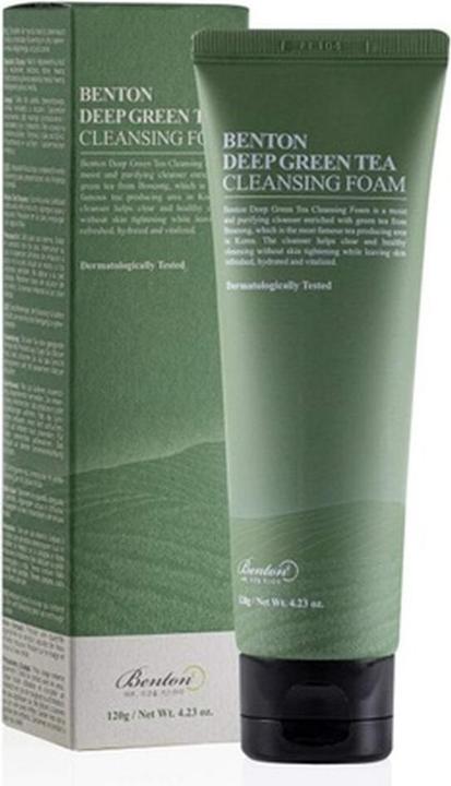 Benton deep green tea cleansing foam (Cleansing Foam, 120 ml)