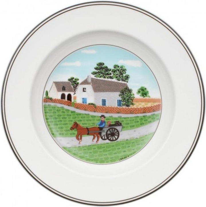 Suppenteller Bauer Design Naif (1 x, 21 cm)