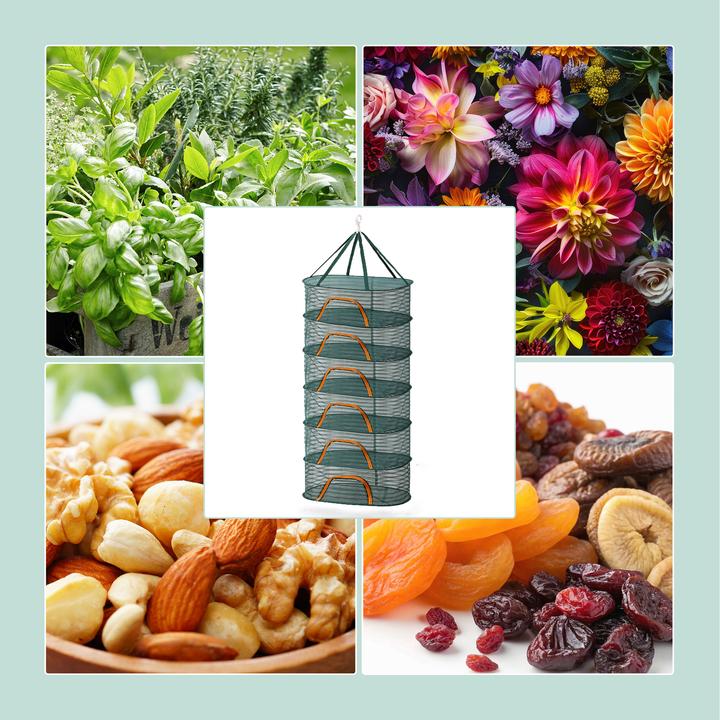 Produktbild Relaxdays Faltbares Trockennetz Oval