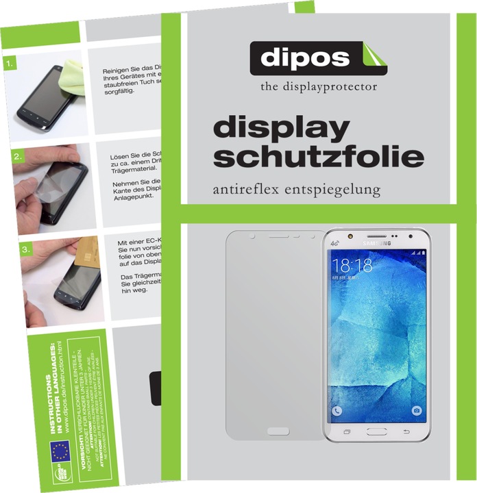 Immagine prodotto Dipos Pellicola Protettiva Antiriflesso (2 Pezzo/i, Samsung Galaxy J7)