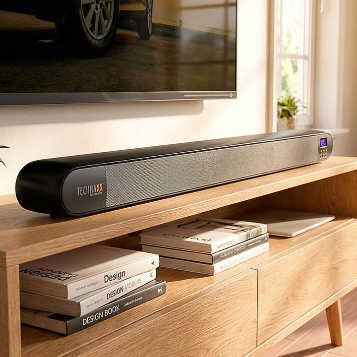 Produktbild Technaxx Soundbar DAB+ TX 139 mit Hintergrundbeleuchtung (40 W, 2.0 Kanal)