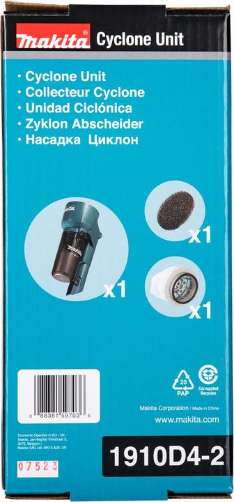 Actual product image Makita Cyclone separator unit " 1910D4-2 " Conversion kit