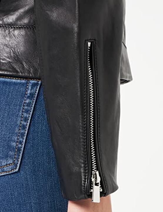 Actual product image Naf Naf Leather Jacket (44)