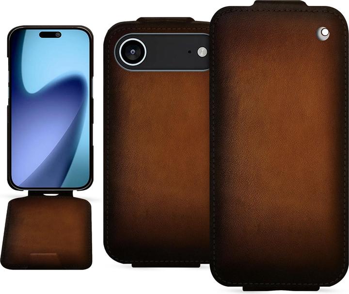 Actual product image Noreve Vertical leather shell (Apple iPhone 17 Pro)