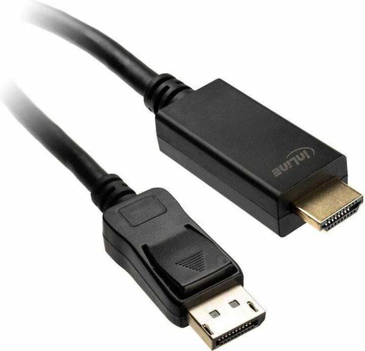 Immagine prodotto InLine DisplayPort — HDMI (Typ A) (5 m, DisplayPort, HDMI, 2.0)