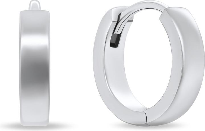 Produktbild Brilio Silver - Minimalist silver round earrings EA204W
