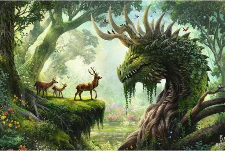 Actual product image Ravensburger The forest dragon awakens (3000 pieces)