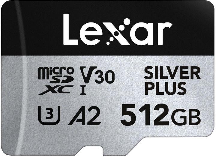Produktbild Lexar Silver Plus (512 GB, microSDXC, U3, UHS-I)