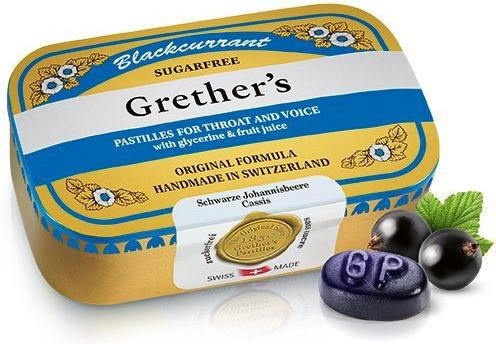 Actual product image Grethers Blackcurrant pastilles (1 Piece)