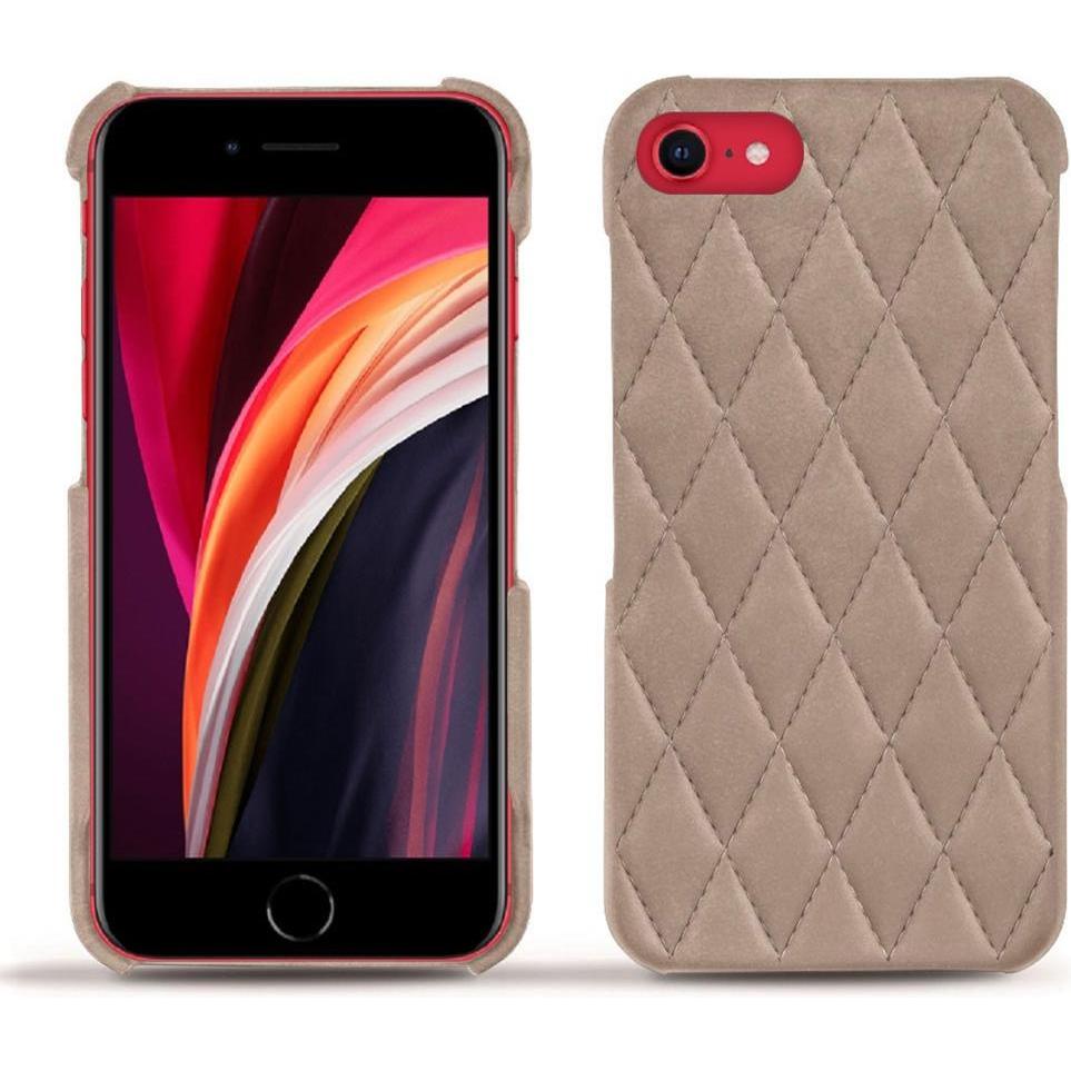 Noreve Lederschutzhülle (Apple iPhone SE (3rd Gen), Apple iPhone SE (2nd Gen)), Smartphone Hülle, Beige