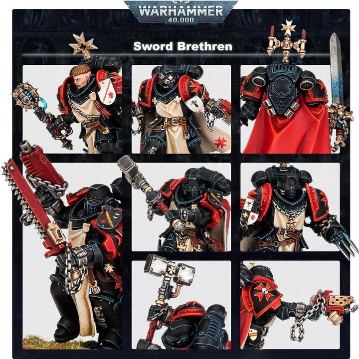 Immagine prodotto Games Workshop Fratelli della Spada dei Templari Neri (Materiale sintetico)