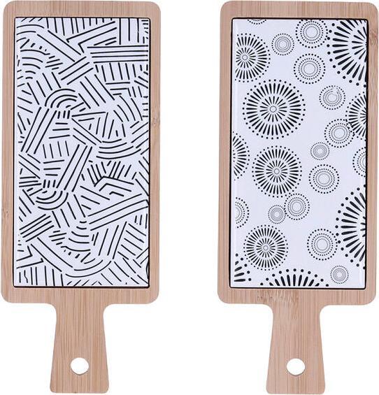 Produktbild Quid Servierbrett Tapas Bunt Holz 22 x 9 cm