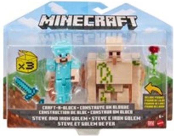 Actual product image Mattel Minecraft - Alex and Llama 2 pack. (GTT53)
