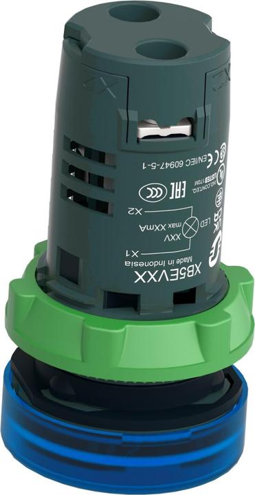 Productafbeelding Schneider Electric LED signaallamp compleet BLAUW 24V