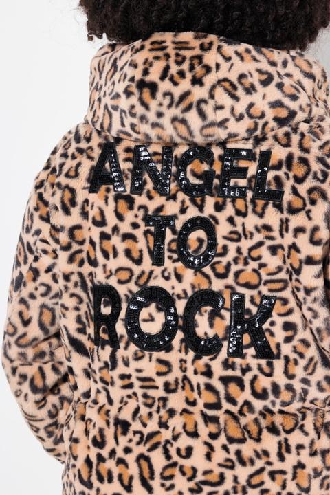 Actual product image Angel of Style Jacket with leopard patterned faux fur (50, 52)