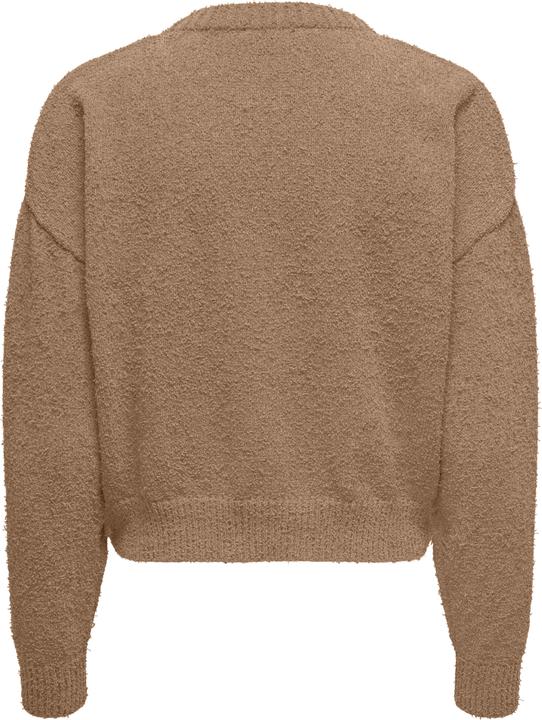 Produktbild Only Rundhals Gerippte Ärmelbündchen Tief angesetzte Schulter Pullover Strickpullover (L)