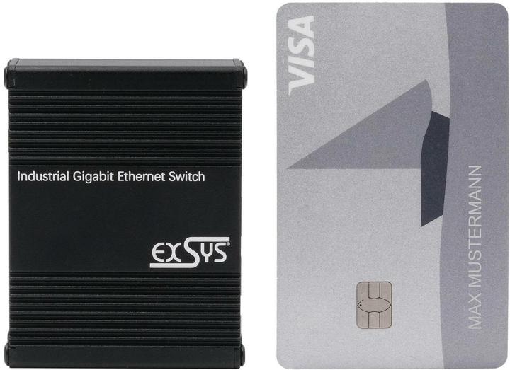 Produktbild Exsys Industrial Ethernet Micro Switch 5x 1 Gbit/s (5 Ports)