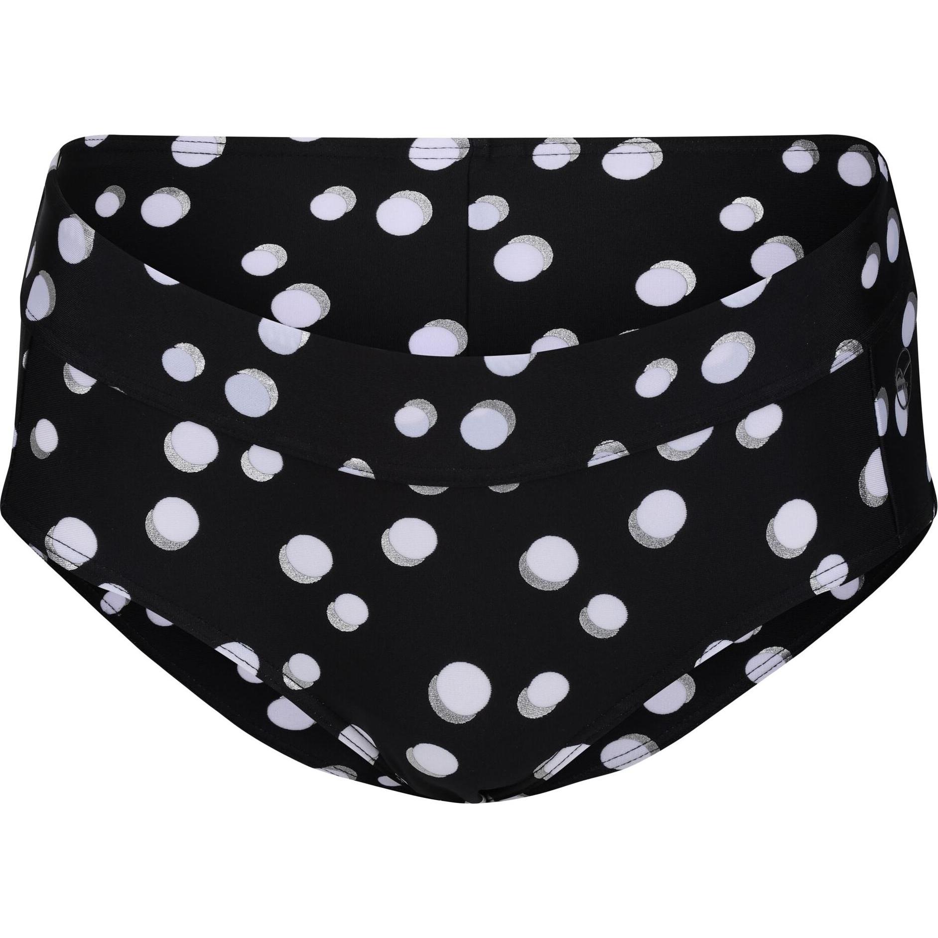Regatta, Damen, Bikini, Paloma Polka Dot Bikini Unterteil, Schwarz, (46 D)