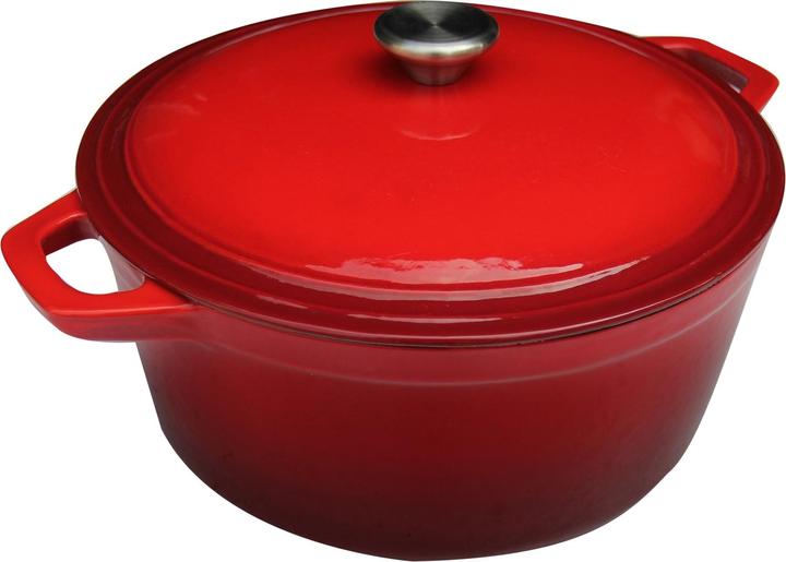 neuetischkultur Topf mit Deckel 4,5 Liter (Kochtopf, Gusseisen, 24 x 8 cm)