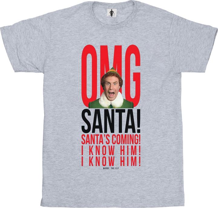 Produktbild Elf OMG Santa I Know Him TShirt Jungen (152, 158)