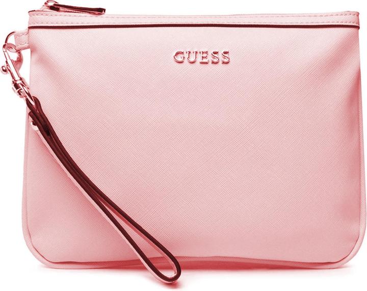 Actual product image Guess Vanille, Synthetic Leather, Textile Bag, Toiletry, Ivory, PWVANIP210