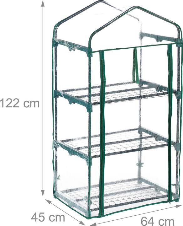 Actual product image Relaxdays Balkongewächshaus