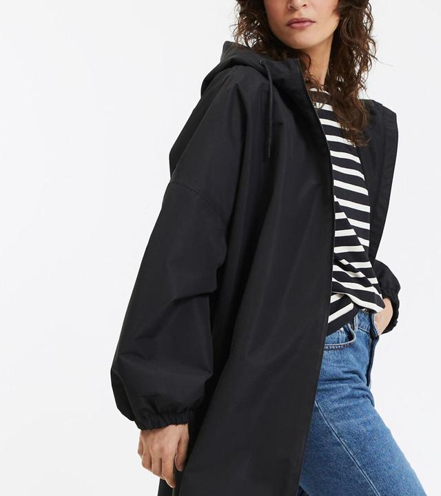 Immagine prodotto La Redoute Collections Oversize Maxi Long Windbreaker mit Kapuze (S, M)