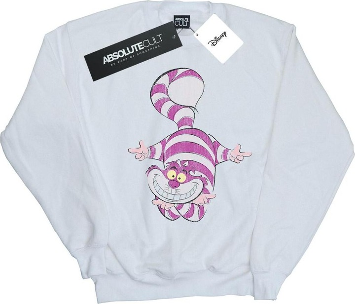 Actual product image Disney Mens Alice In Wonderland Cheshire Cat Upside Down Sweatshirt (3XL)