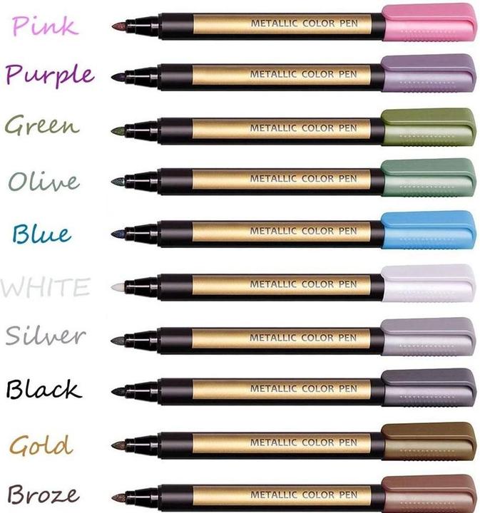 Produktbild Cbx Metallic Stifte, Textmarker 10 Stück (10x)