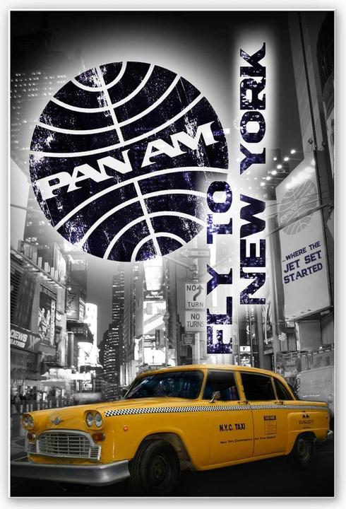 Image du produit New York Yellow Taxi Cab (70 x 100 cm)