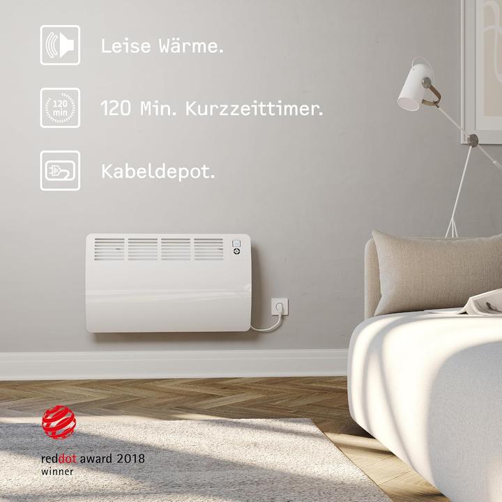 Produktbild Stiebel Eltron CON 5 Premium, 0,5 kW Wandkonvektor für ca. 6 m², VDE geprüft (500 W)