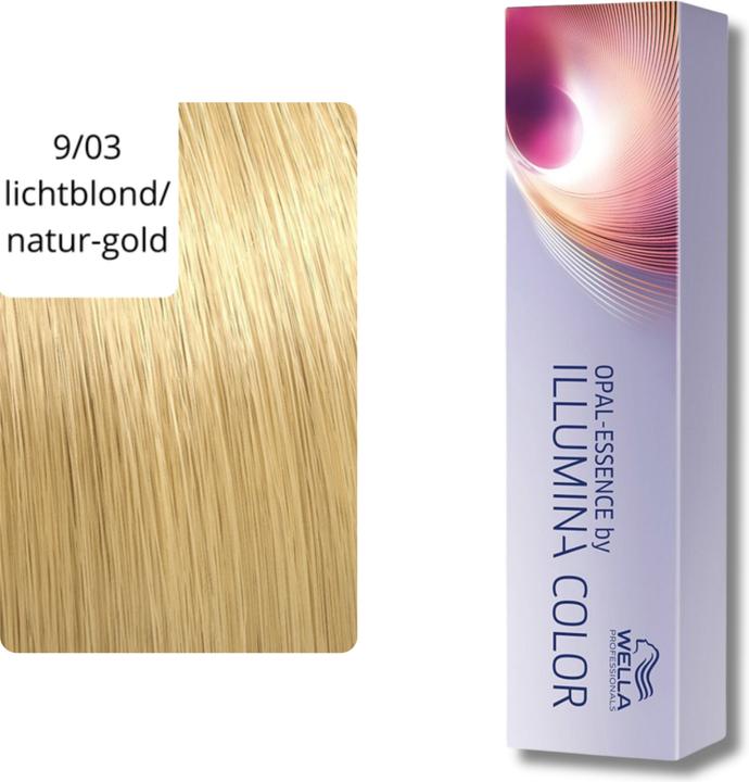 Immagine prodotto Wella Colore Illumina (9/03 biondo chiaro natura-oro)