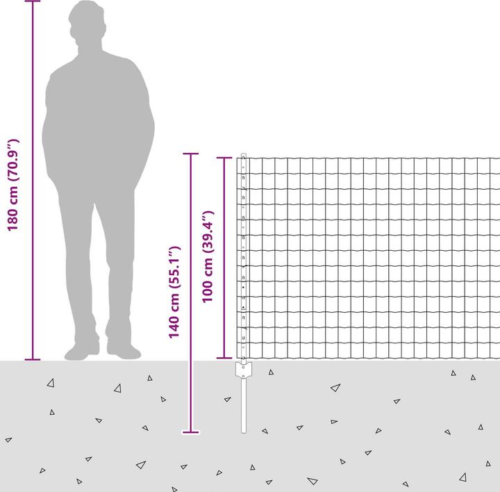Produktbild vidaXL Aussenbarriere