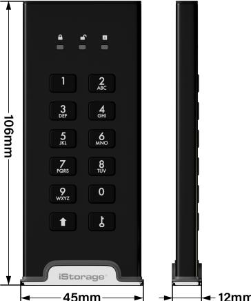 Productafbeelding iStorage schijfAshur M² (1 TB)