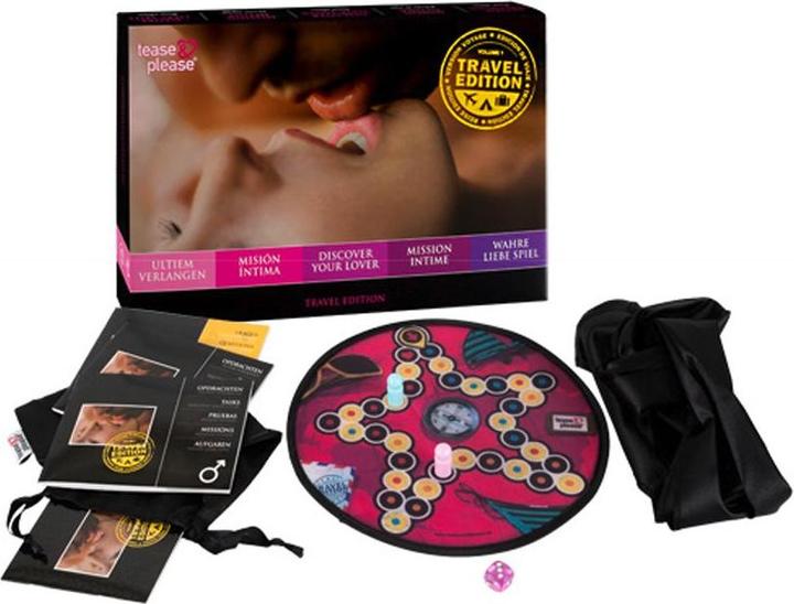 Actual product image tease & please True Love Game Part 1 Travel Edition (Board game, German, Spanish, French, English)