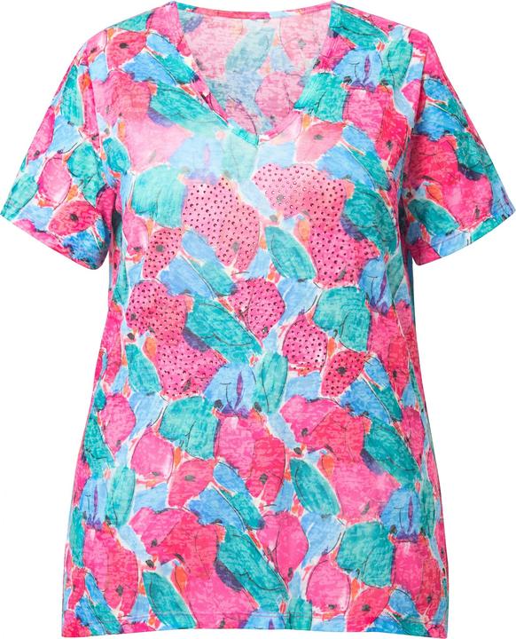 Image du produit Miamoda T-shirt coupe évasée, motif floral (56)