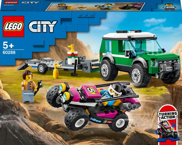 Actual product image LEGO Racing buggy transporter (60288, LEGO City)