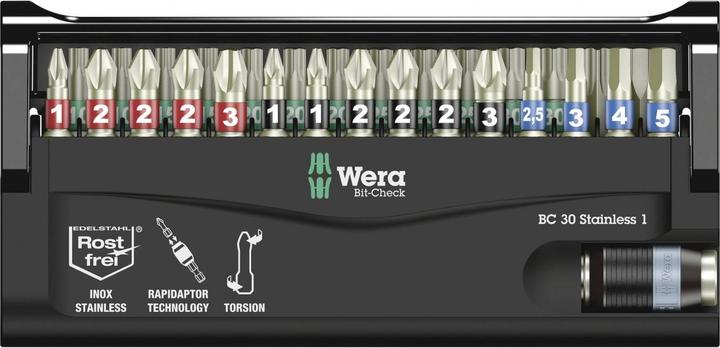 Produktbild Wera Bit-Check 30 Stainless 1 (6.3 mm)