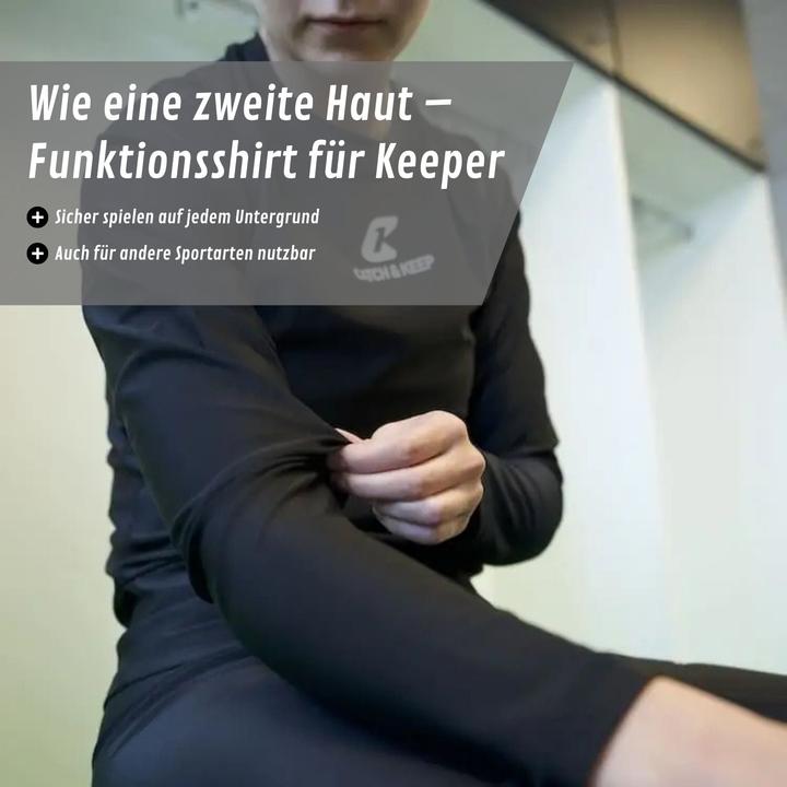 Produktbild Catch & Keep Torwart Unterziehshirt Compression lang Gr. M Funktionsshirt (M)