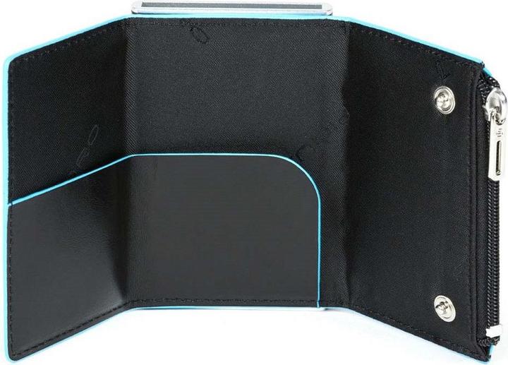 Actual product image Piquadro Blue Square - Compact Wallet for notes and credit cards