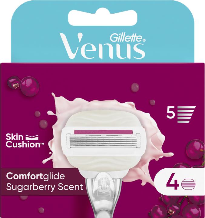 Produktbild Gillette Venus Venus ComfortGlide Sugarberry Rasierklingen-Nachfüllpack - 4er-Pack (4 x)