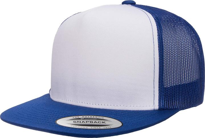 Royal blue, White